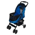 thumbnail image 2 of Pet Gear Happy Trails Easy Locking NO-ZIP Pet Stroller - Sapphire, 2 of 5
