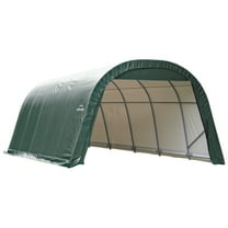 Shelterlogic ShelterCoat Garage, 12' x 20' x 8' ft, Round Style Green, Fabric