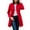 Red, variant on SwiftWear Women's Classic Double-Breasted Trench Coat Notch Lapel Mid-Length Jacket with Button Cuffs, Casual Outerwear for Fall Spring