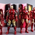 thumbnail image 4 of Figura de acción articulada de la serie Iron Man de ZD Toys, MK1, MK2, MK3, MK4, MK5, MK6, MK7, MK42, MK43 y MK50, de 7 pulgadas, 4 of 5