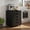 Black, variant on Demi Bonn 5 Drawer Mobile Lateral Filing Cabinet Storage Home Office Floor Cabinet with 4 Wheels, Brown