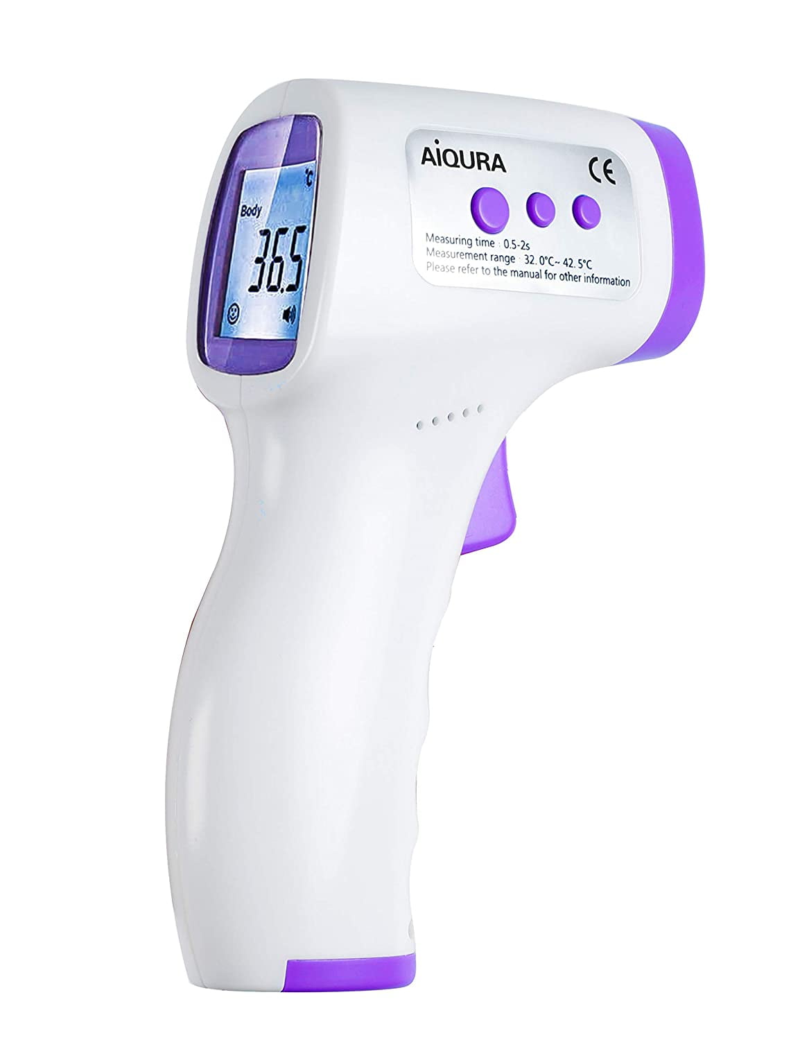 Infrared Forehead Thermometer Digital LCD Non-Contact Temperature Gun DE 