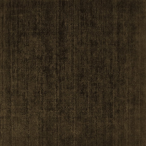 Ahgly Company Indoor Square Solid Brown Modern Area Rugs, 8' Square