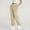 Khaki, variant on LSLJS Joggers for Women Crossover Elastic Waist Sweatpants Casual Trendy Solid Color Athletic Work Pants with Pockets, S-2XL