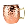 thumbnail image 3 of Decoración multipropósito artesanal de mulas Copa martillada de acero inoxidable para cerveza Bebidas frías Bar Regalos de decoración del hogar, 3 of 8