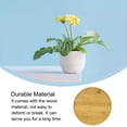 thumbnail image 3 of Yuarrent Soporte para maceta, maceta con fondo de madera, platillo, decoración del hogar, bandejas de adornos, placa de jardinera para ventana de Jardín y Patio Tipo28 Yuarrent HA061367-28B, 3 of 6