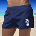 thumbnail image 2 of Mens Swim Trunks 5 Inch Stretchable Beach Shorts Tropical Print Swimwear Swimsuit Suitable for Vacations, 2 of 4
