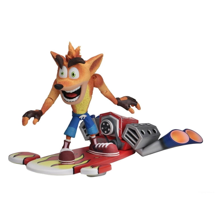 正規品 未開封 クラッシュ・バンディクー フィギュア ジェットボード NECA社 NECA Deluxe Crash Bandicoot 7‚Äù Figure with Jet Board