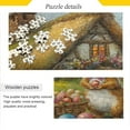 thumbnail image 2 of WOBOGO Easter Cozy Straw House Puzzle Challenge 500 Piece Jigsaw Suitable for Game Night Finished Size 20.5 x 14.9in, 2 of 9