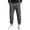 Dark Gray, variant on Afuyipoi Mens Athletic Sweatpants with Pockets Mesh Elastic Bottom Joggers for Men Loose Fit Gym Workout Running Casual Pants Dark Gray Size L