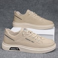 thumbnail image 6 of Men'S & Women'S White Low-Top Canvas Sneakers - Minimalist Round-Toe Casual Shoes with Arch Support, Cushioned Rubber Sole & Breathable Fabric - All-Season Versatile for Casual Attire, Hiking, School, 6 of 8