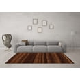 thumbnail image 3 of Ahgly Company Indoor Rectangle Abstract Orange Modern Area Rugs, 8' x 10', 3 of 4