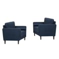 thumbnail image 1 of Set of 2 Accent Chairs in Navy Blue, 1 of 2
