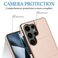 thumbnail image 3 of Wallet Case for Samsung Galaxy S25 Ultra with Credit Card Slot, PU Leatehr Phone Case with Stand RFID Blocking Shockproof Back Cover for Samsung Galaxy S25 Ultra for Women Men, Rosegold, 3 of 5