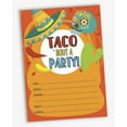 thumbnail image 2 of Inkdotpot Lot de 30 Invitations de Fête Taco Bout, Invitations de Fête Fiesta, Invitations Vierges à Remplir avec Enveloppes, 2 of 7