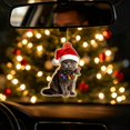 thumbnail image 4 of Dalxymotic Christmas Pet Acrylic Pendant, Christmas Acrylic Hanging Ornaments, Flat Printed Pet Pendant, Cute Ornament, Christmas Tree Decoration for Home, Mantel, Bookshelf, Desk, 4 of 8