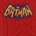 thumbnail image 2 of Batman Show Bat Logo Women's T Shirt, Red, X-Large, 2 of 6