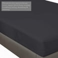 thumbnail image 2 of HNB Store Zipper Fitted Sheet Only, Twin Size 16" Deep Pocket Premium 1000TC Pure Egyptian Cotton - Dark Grey, 2 of 6