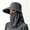 A1_Dark Gray, variant on Fishing Hat Unisex Face Coverage Bucket Sun Hat Lightweight Removable Sun Protection Cap with Neck Flap Face Cover Wide Brim Cycling Hiking Garden Summer Boonie Sun Outdoor Hat Beige One Size