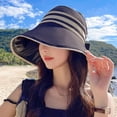 thumbnail image 2 of SikaFu Japanese Vinyl Empty Hats Can Fold In Summer Shading Hat Ms. Korean Version Of The Beach Hat Casual Sun Hat, 2 of 7