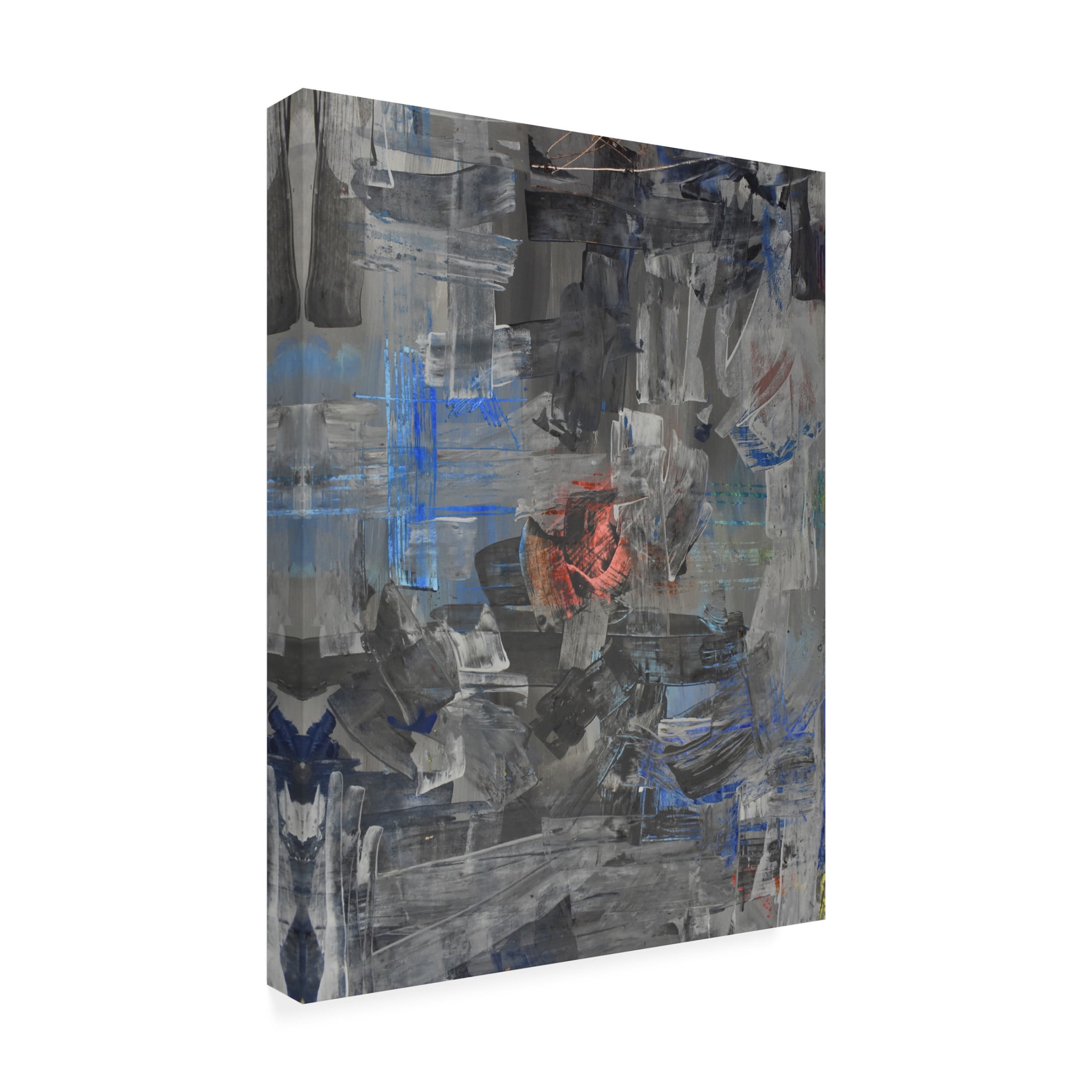 Canvas Wall Art - Maliq 'Impasto' Wall Art for Living Room, Bedroom, or Office Décor by Trademark Fine Art - 35 x 47 Inches