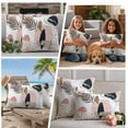 thumbnail image 5 of Outdoor Waterproof Pillow Covers Modern Boho Foliage Botanical Art Decorative Throw Pillow Protectors,Pillowcase Cushion Cases for Patio Sofa Garden Couch,20x12in,Pack of 2, 5 of 9