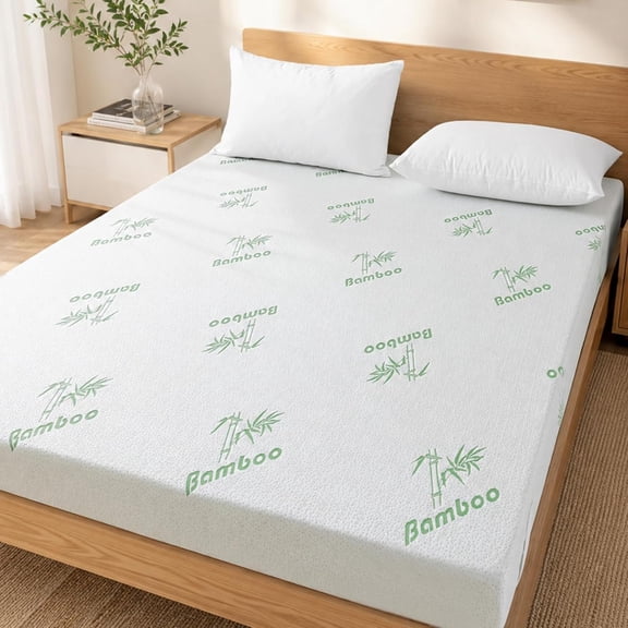 Cooling Gel Memory Mattress Topper 2 Inch XL Size | High Density Solid Gel Memory Bed Topper with Removable Cover, Cooling Breathable, , OEKO-TEX