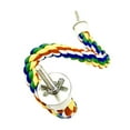 thumbnail image 4 of Colorful Bird Rope Perches Cage Accessories, Comfy Perch Parrot Toys For Cotton Bungee Bird Toy, 4 of 10