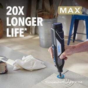 Dremel Max Life EZ411HP EZ Lock 1-1/2" 60-Grit Coarse Sanding Disc, Rotary Tool Accessory for Metal, Stone, Wood & Plastic