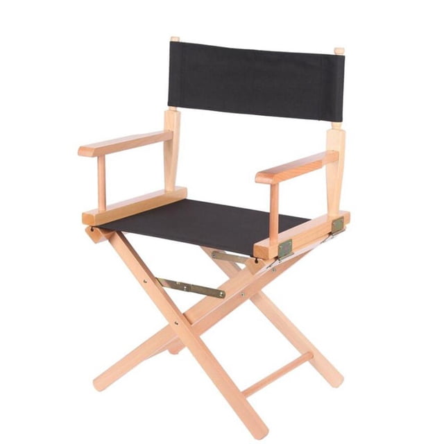 Toile de Remplacement pour Chaise de Metteur en Scène Toile de Remplacement pour Chaise Noire