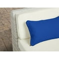 thumbnail image 5 of Covermates Throw Pillow - Weather Resistant, Full Side Zipper, LuxeGuard Collection, Royal Blue, 5 of 7