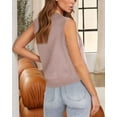 thumbnail image 5 of Sherrylily Women Sweater Vest Tank Tops Button Down Shirts Scoop Neck Fashion Sleeveless Ribbed Top S-2XL, 5 of 6
