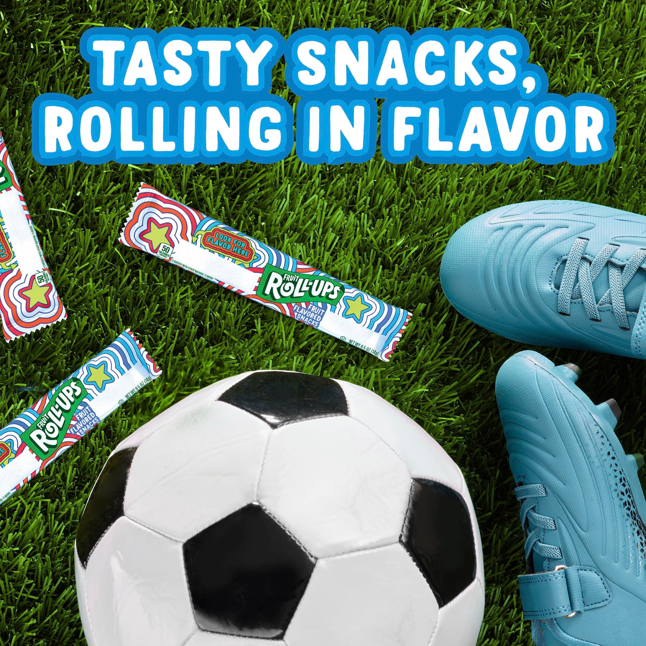 Fruit Roll-Ups Fruit Flavored Snacks, Star Spangled Cherry, Party Pack, 30 Count, 15 oz