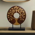 thumbnail image 6 of Decozen Home Decor Handmade Wooden Sculpture in Lucky Tree Design Acacia Wood, 6 of 8