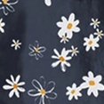 thumbnail image 4 of CHOK Femmes Grande Taille Liquidation $5 Femmes Grande Taille Col Rond Manches Courtes Imprimé Boutons Coton Lin Vintage Hauts, 4 of 4