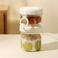 thumbnail image 5 of Snack Containers Yogurt Containers with Lids Breakfast Cup with Lid and Spoon Overnight Oats Jars Yogurt Parfait Cups with Lids Yogurt Jars Chia Pudding Jars Parfait Cups with Lids 880 ML, 5 of 9