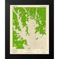 thumbnail image 2 of USGS 15x18 Black Modern Framed Museum Art Print Titled - Needle Eye Point Utah Quad - USGS 1968, 2 of 5