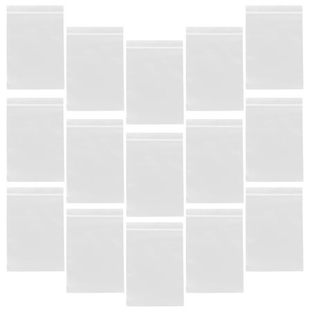 MOKKHNB Resealable Snack Bags 100pcs Plastic Packaging Bags For Food Jewelry 9x13cm