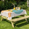 thumbnail image 4 of Duangreer Abstract Geometric Prints Rectangle Tablecloth, Washable Table Cover for Restaurant Picnic Indoor Outdoor, 60 x 70 Inch, 4 of 6