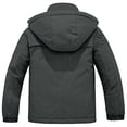 thumbnail image 2 of ZSHOW Boy's Ski Jacket Warm Winter Coat Windproof Winter Snow Coat with Hood Dark Grey 14/16, 2 of 8