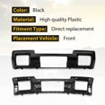 thumbnail image 4 of Kojem Front Bumper Skid Plate Panel Black for 2015-2019 2016 2017 2018 GMC Sierra 2500/3500  Replace for Part Number GM1053104C 23178964 23178780, 4 of 9