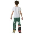 thumbnail image 4 of FORMRS Boys Pajama Pants with Pockets Size 6-8Y Kids Lounge Sleep Bottoms, Christmas Cat, 4 of 8
