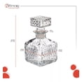 thumbnail image 5 of Set de 2 Licoreras Decantador Rodas Vino Vidrio Cristal 500 ml, 5 of 5