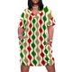 thumbnail image 1 of Groovy-Vestido largo con bolsillos para mujer prenda holgada con estampado navideño de 70 pulgadas, 1 of 6