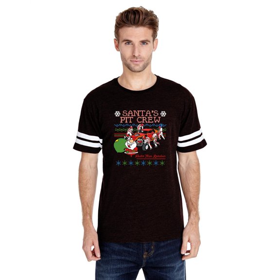 MmF - Mens Football Fine Jersey T-shirts - SANTA'S PIT CREW
