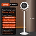 thumbnail image 2 of Winter Floor-Standing Warm Air Blower with Adjustable Telescopic Height, for Home, Office, Large Room Heating, 2 of 11