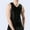 318#Black, variant on Mens Solid Color Casual Sports Tank Top Seamless Elastic Quick Dry Round Neck Breathable Comfortable for Workout Gym Running Fitness Apparel