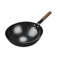 thumbnail image 2 of Sartén Wok Wok Antiadherente Ollas para Cocinar Sin Recubrimiento Sartén Manual Tradicional de Hierro Forjado Sartenes Sartén General Antiadherente a 40 cm, 2 of 8
