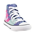thumbnail image 2 of Converse Chuck Taylor All Star Hi "Mermaids" Kids' Shoes Washed Indigo/White 372750f, 2 of 6