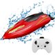 thumbnail image 1 of 2.4GHz Fast RC Boats Mini RC Boats Juguetes acuáticos para piscinas y lagos (Rojo) Likrtyny libre de BPA, 1 of 9